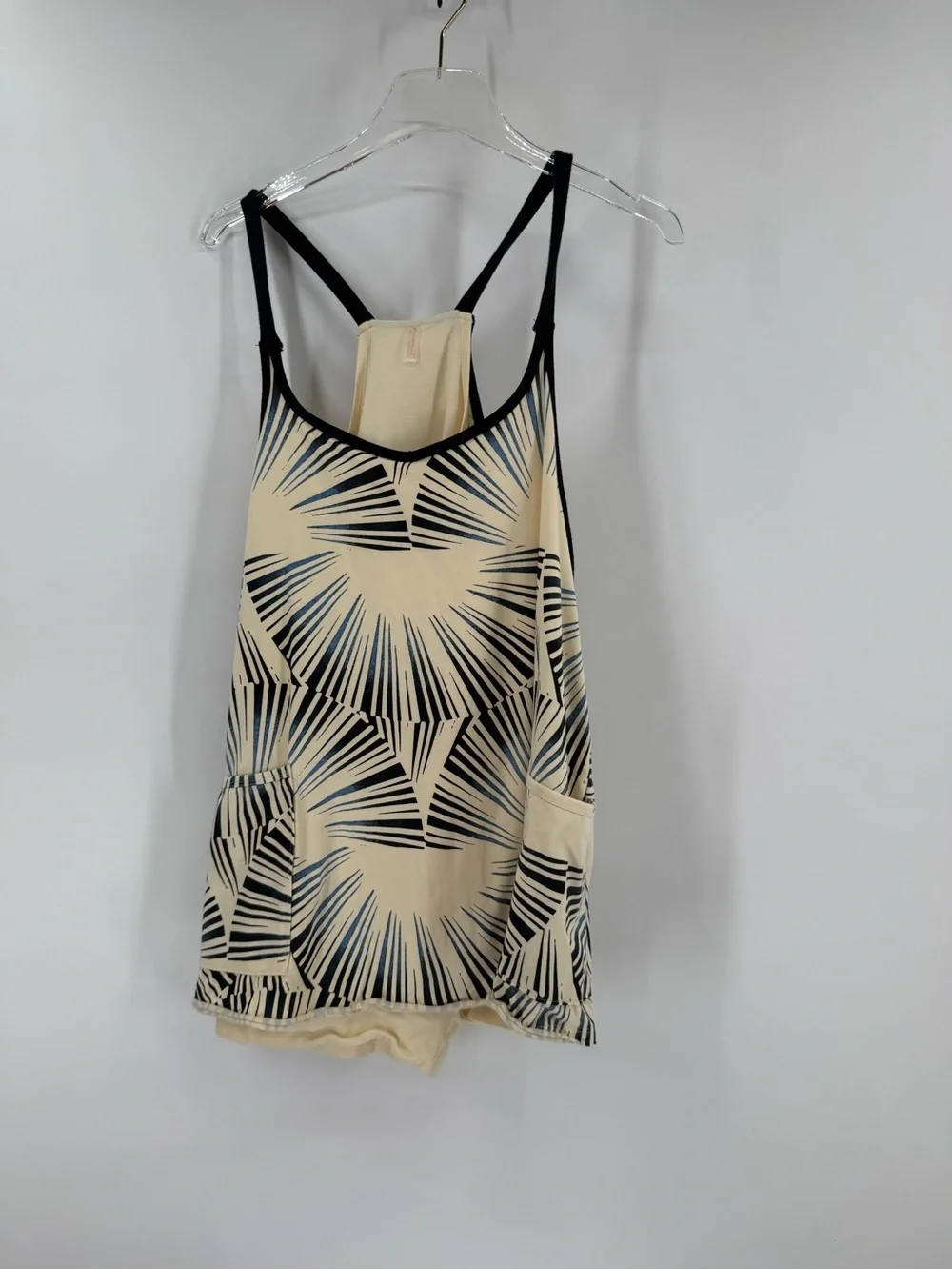 Free People Movement Hot Shot Mini Dress in Sunrise Geo Combo size large